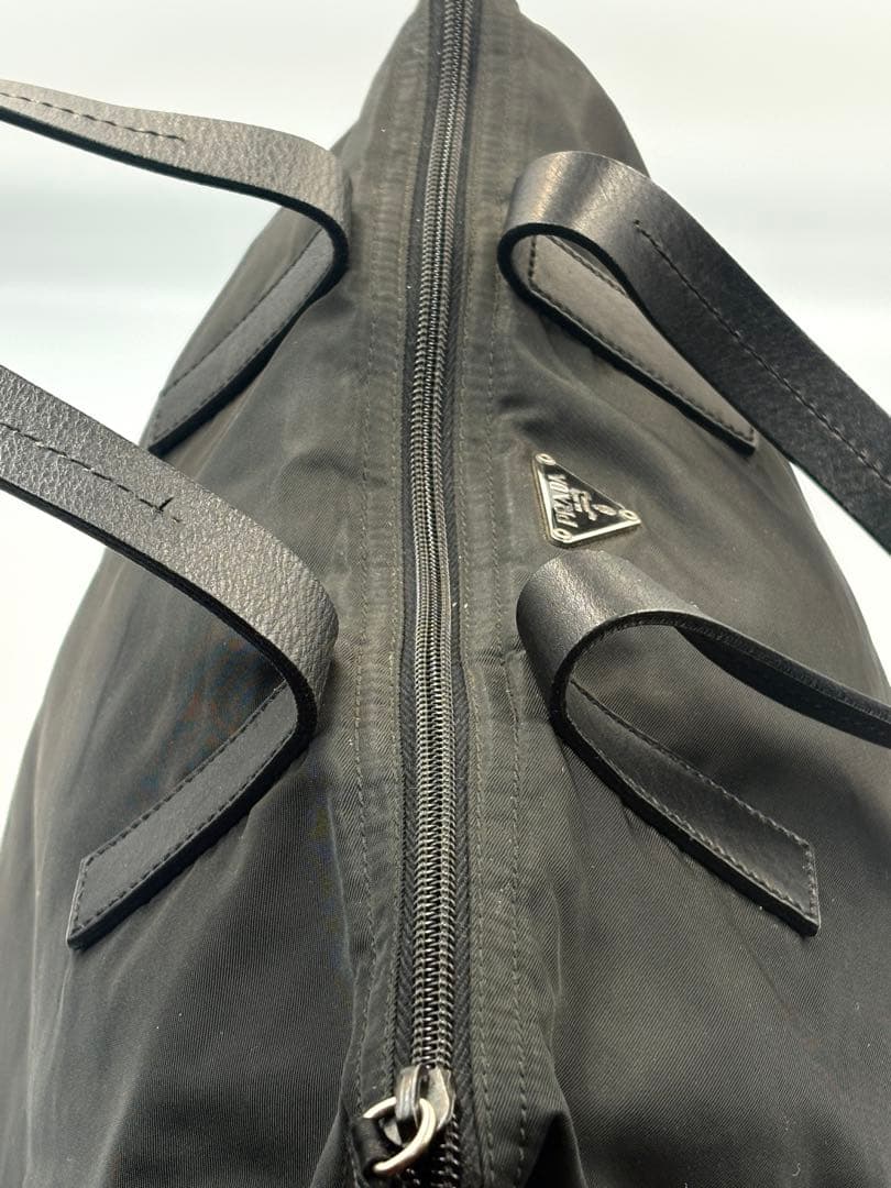 美品PRADAナイロントート黒TESSUTO CITY大容量ミニボストンギャラ有