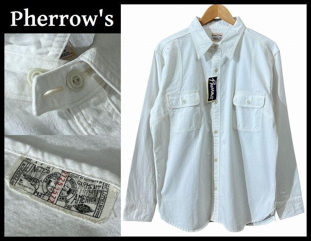 専用　新品 フェローズ 770WS 40s ビンテージ 復刻 ワーク シャツ 白
