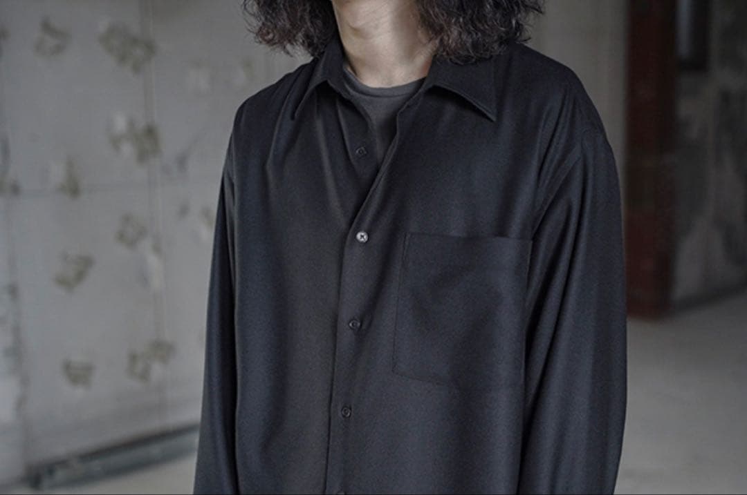 【未使用】AURALEE SUPER LIGHT WOOL SHIRT サイズ3