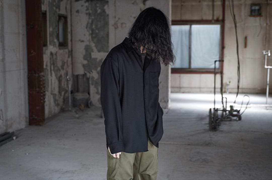 【未使用】AURALEE SUPER LIGHT WOOL SHIRT サイズ3