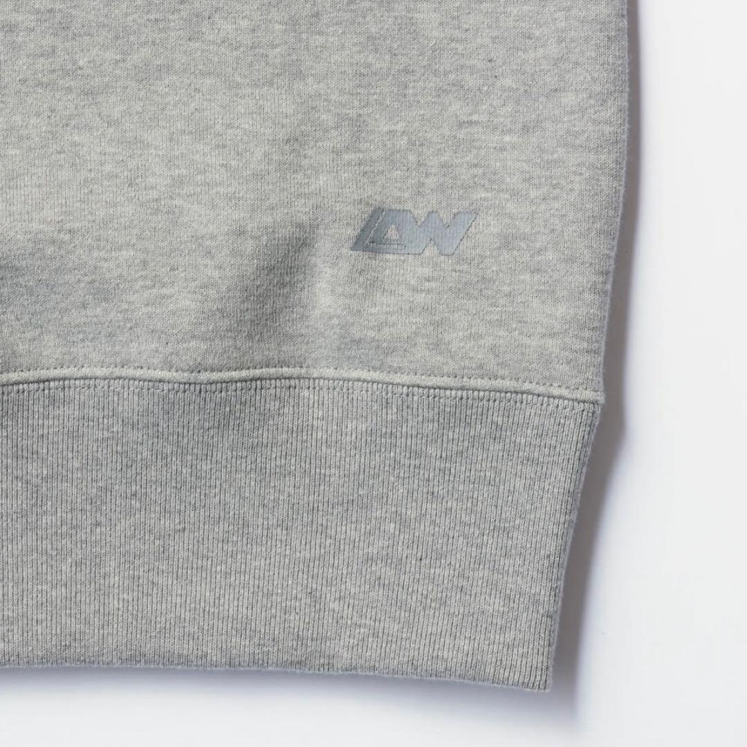 LOOPWHEELER 吊り編みクルースウェット　グレーメランジ