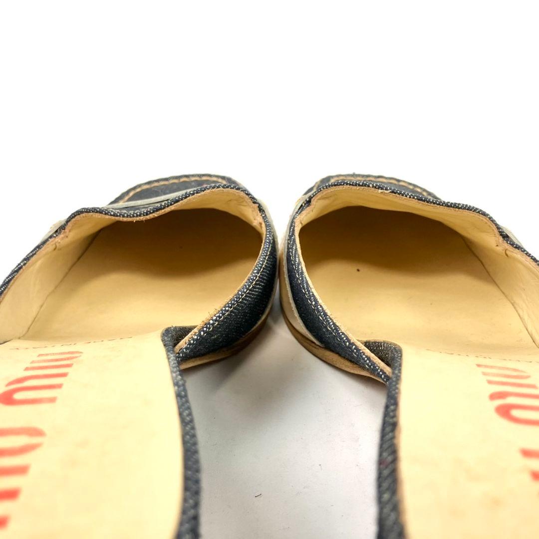 miumiu　ミュウミュウ　サンダル　ミュール　デニム　約24cm