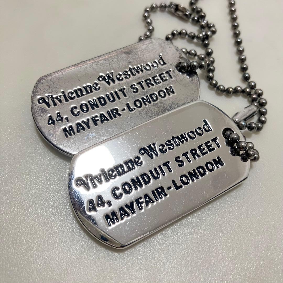 【希少】VivienneWestwood✨ドッグタグ　ネックレス