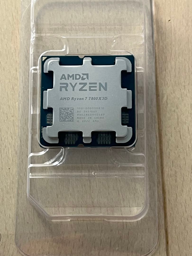 最終値下げ【新品未使用】バルクAMD Ryzen 7 7800X3D CPU