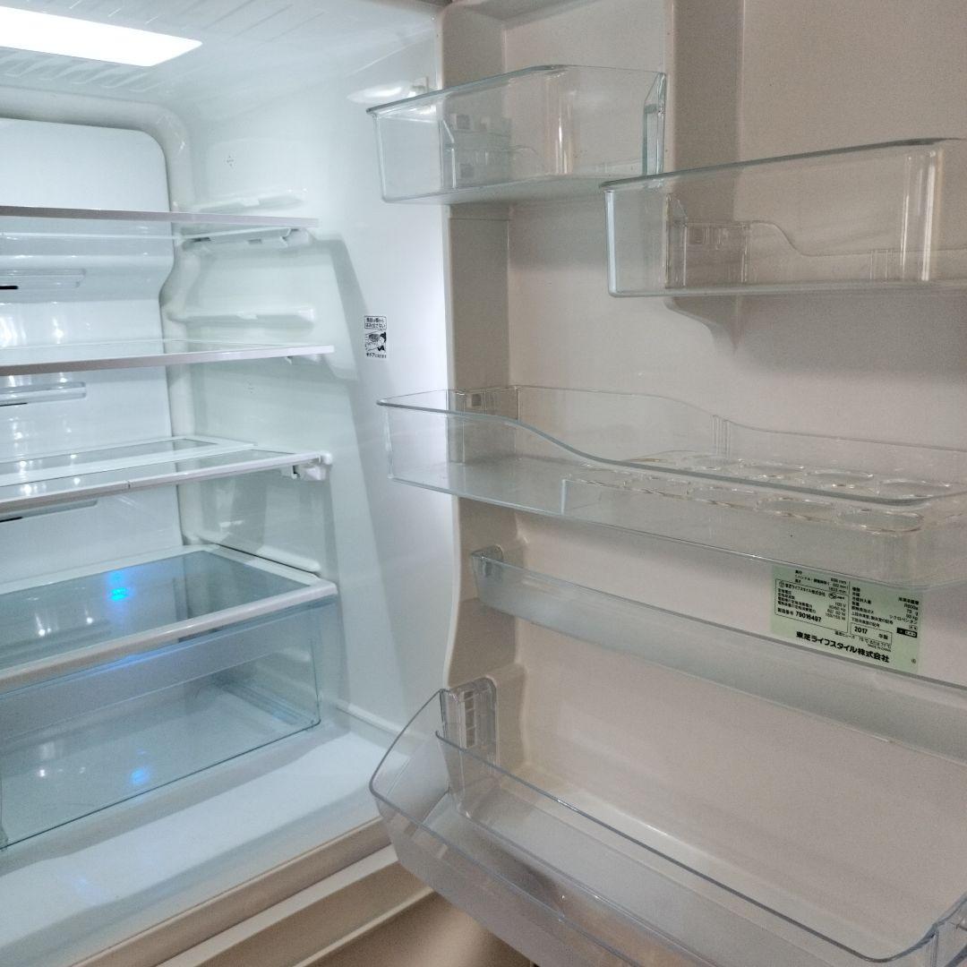 TOSHIBA　東芝　冷蔵庫　410L GR-K41GXV(ZW)