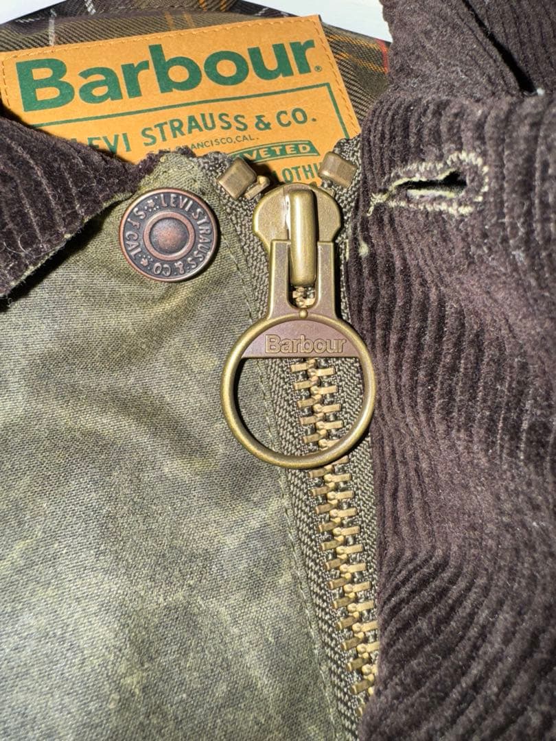 《Barbour × Levi’s》Type2 トラッカー ワックス ジャケット