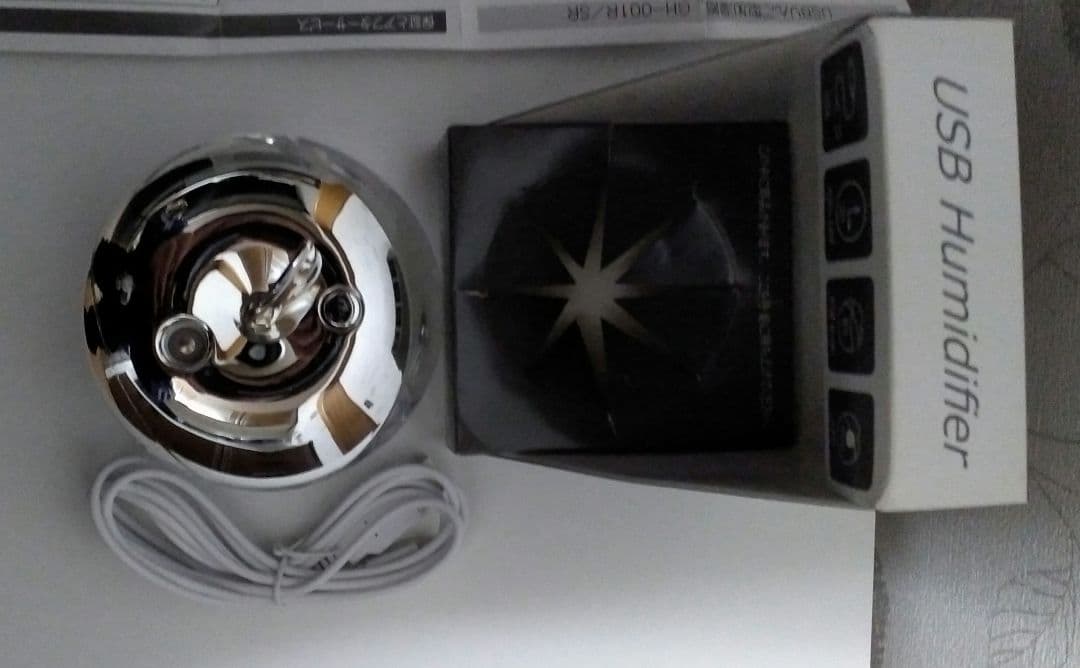 値下【新品未使用】オートタイマー付USBりんご型加湿器_パソコン等のUSB電源に