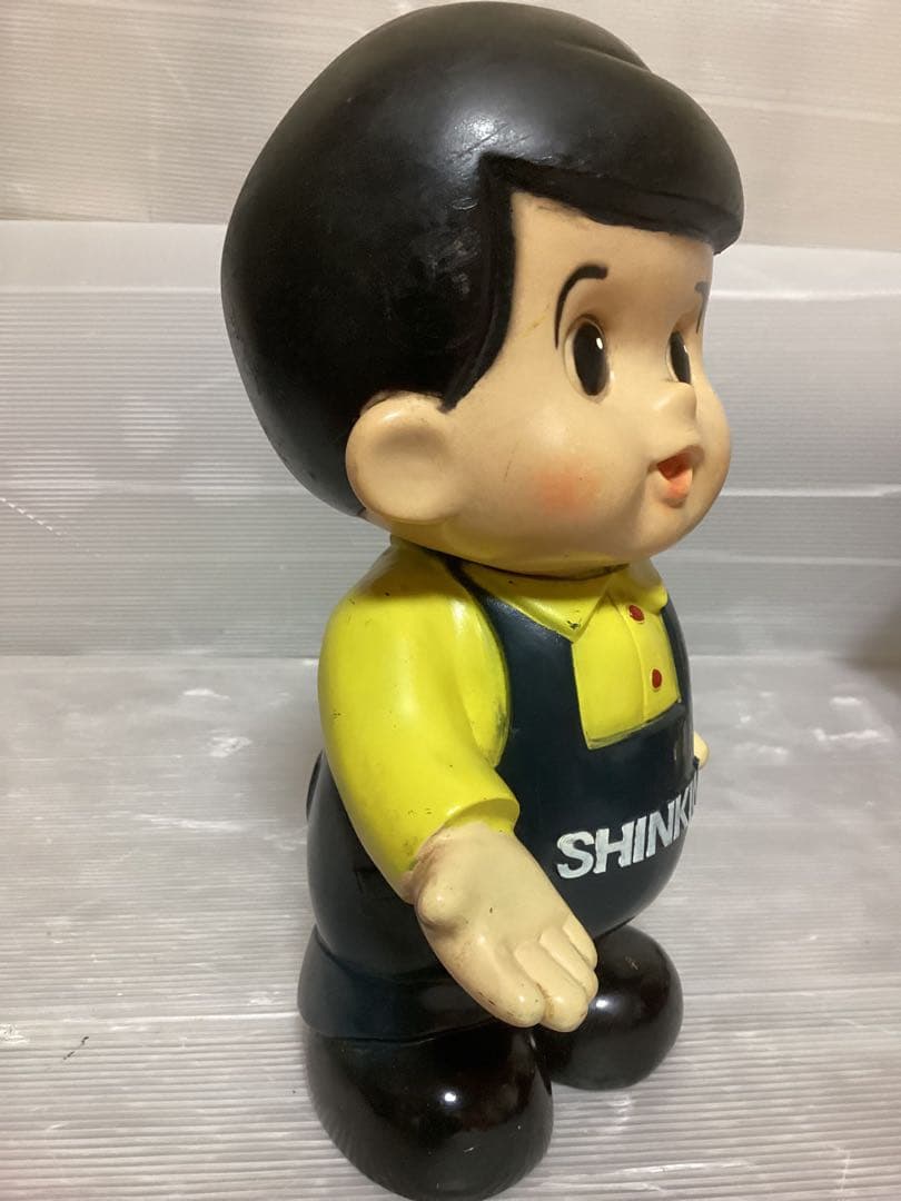 大型/店頭用/26㎝/しんちゃん/フィギュア/ソフビ/貯金箱/昭和レトロ/当時物
