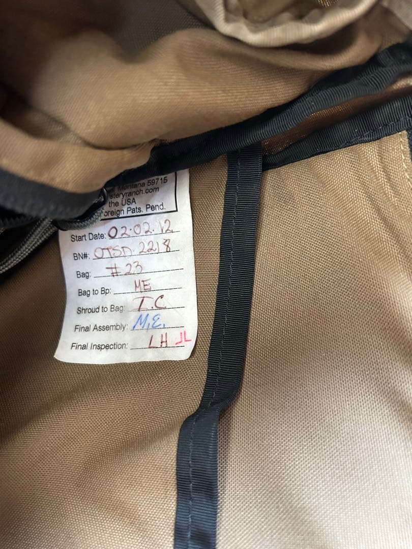 貴重 ミステリーランチ x BEAMS BozemanUSA アウトサイダー