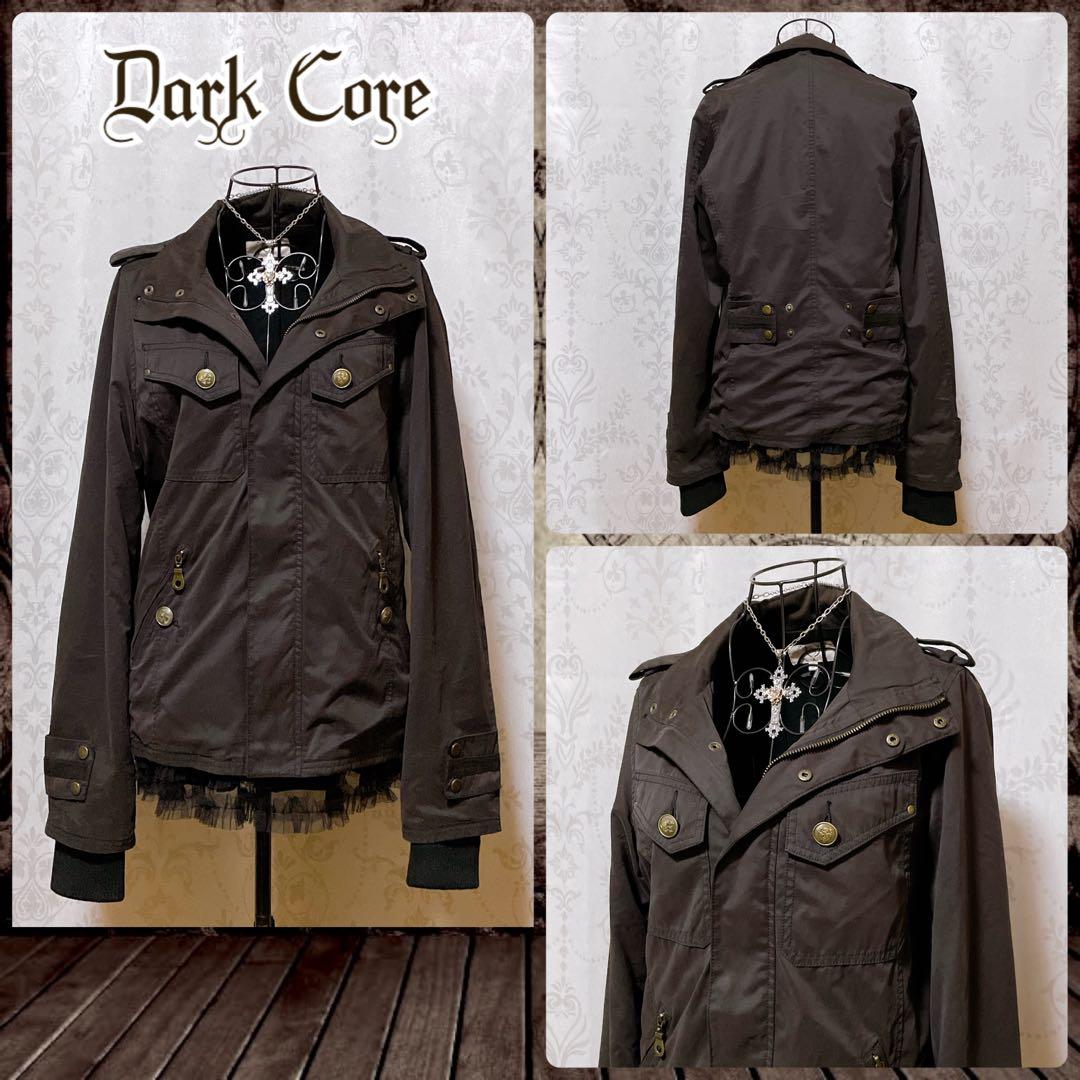 ミリタリージャケット コート 平成ギャル y2k ダークコア グランジ お兄系