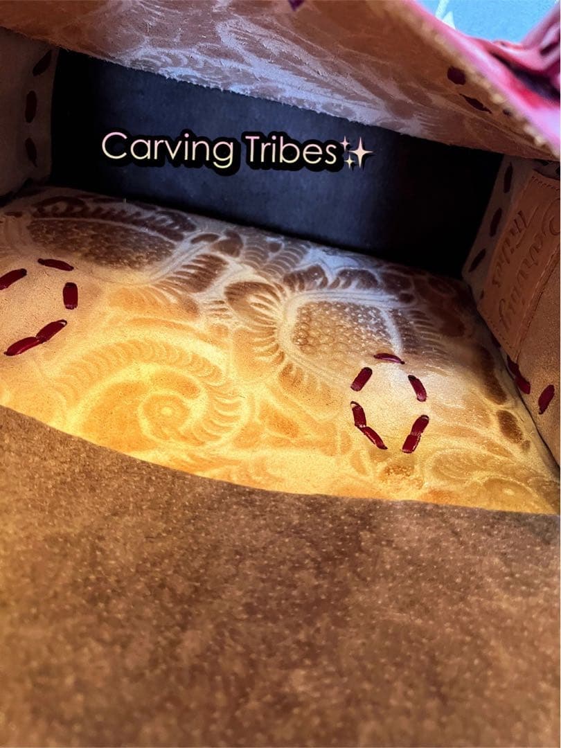 Nao様◆Carving Bag✴︎Red◆カービングバッグ✴︎美品✴︎