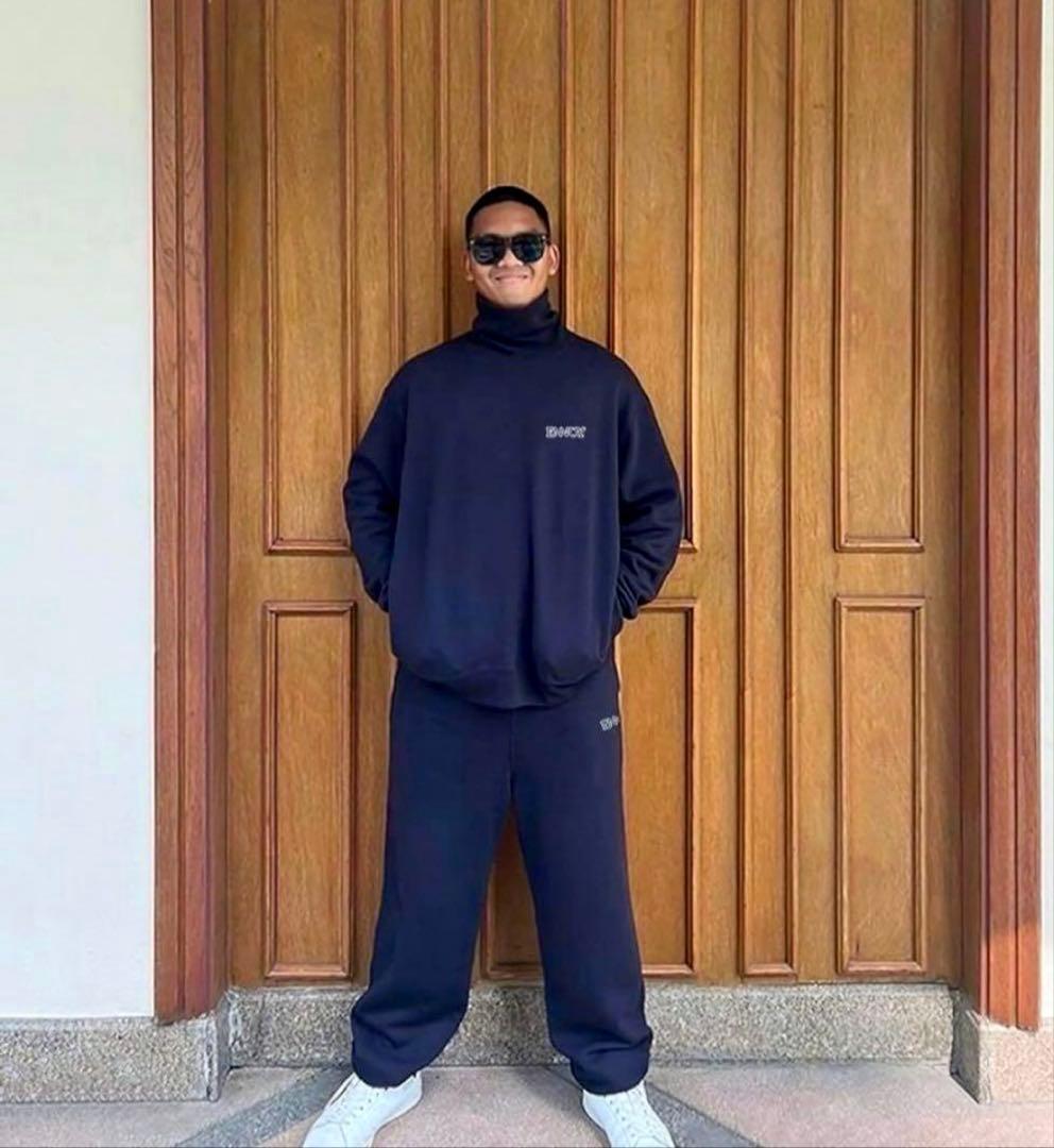 トップス ennoy ELECTRIC LOGO TURTLENECK SWEAT L