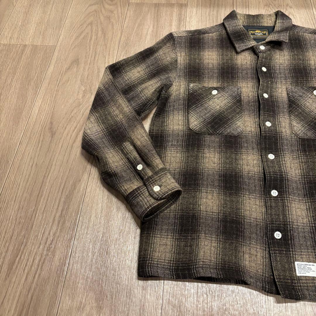 WTAPS ウールシャツ 短丈