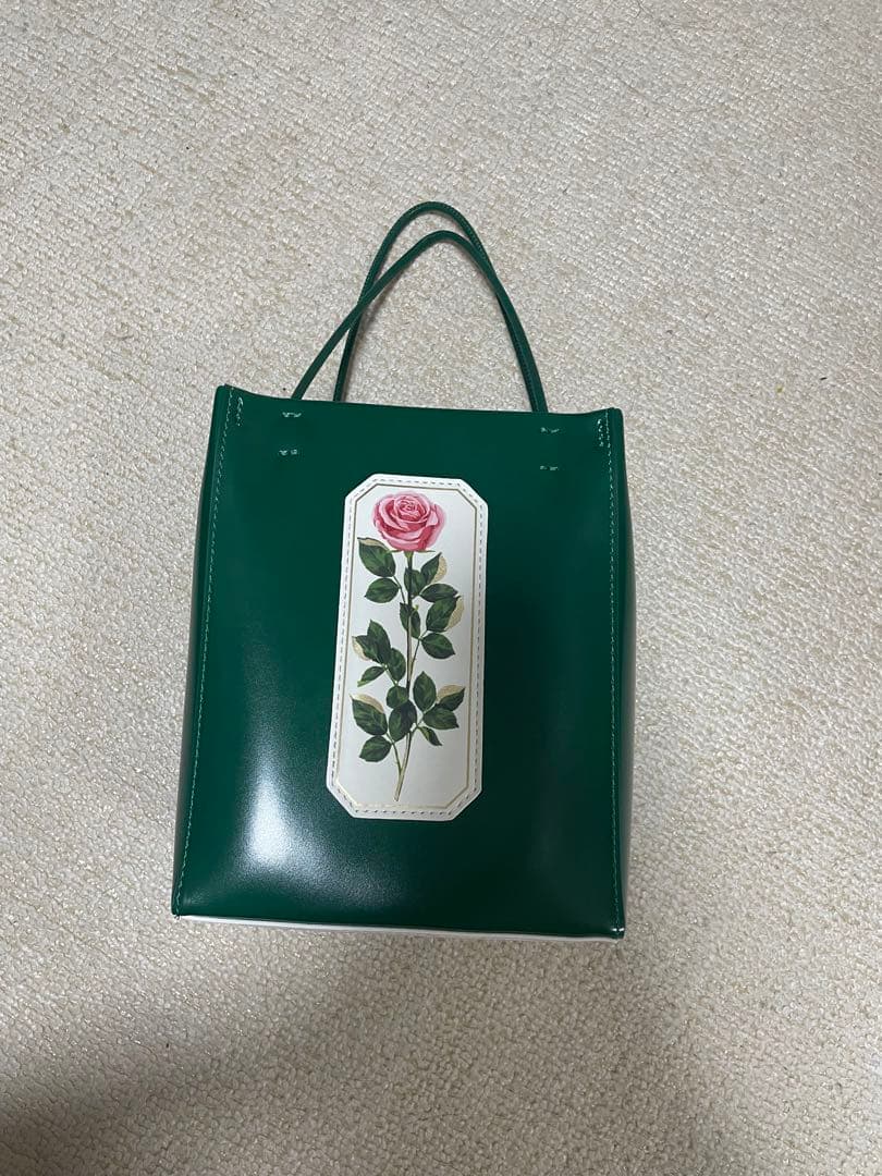 BEAMS ルルメリー コラボ プチバッグ グリーン