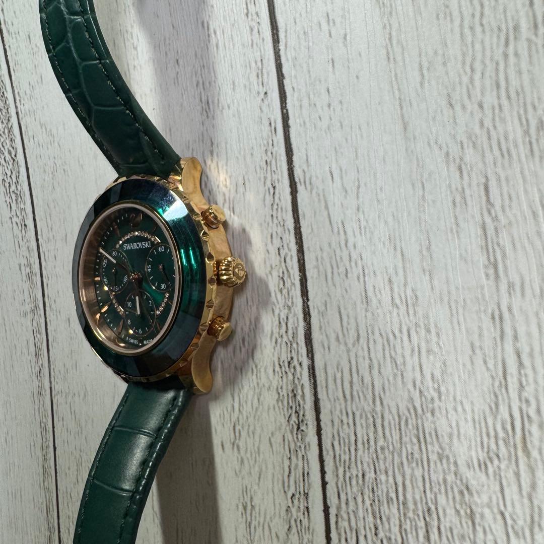 サイトウ　SWAROVSKI Octea lux chrono グリーン