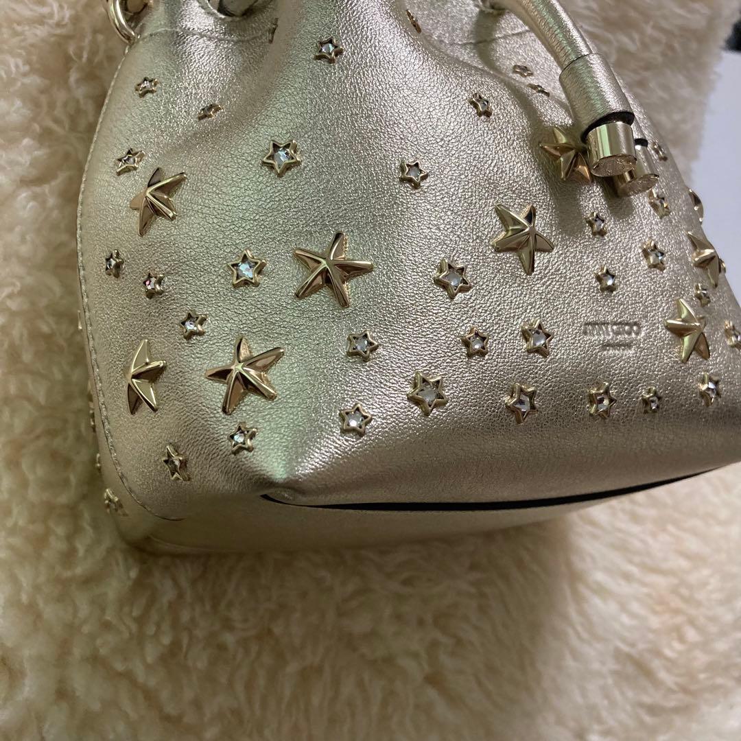 ゲリラセール美品✨JIMMY CHOO ジミーチュウ ボンボン ショルダーバッグ