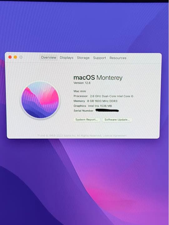 Macデスクトップ Mac mini i5 8GB 480GB SSD Late 2014