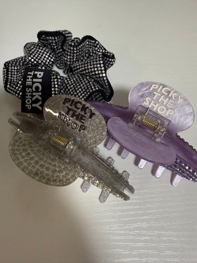 PICKYTHESHOP shima ヘアクリップ　シュシュ
