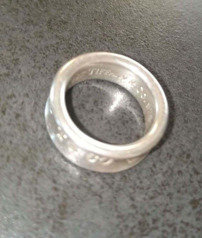 Tiffany&Co TIFFANY ティファニー ナローリング 指輪 925