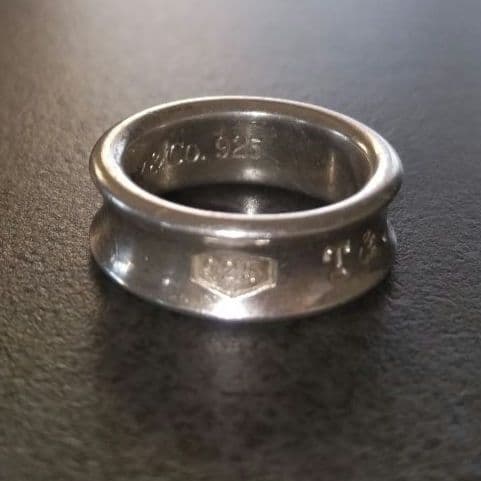 Tiffany&Co TIFFANY ティファニー ナローリング 指輪 925