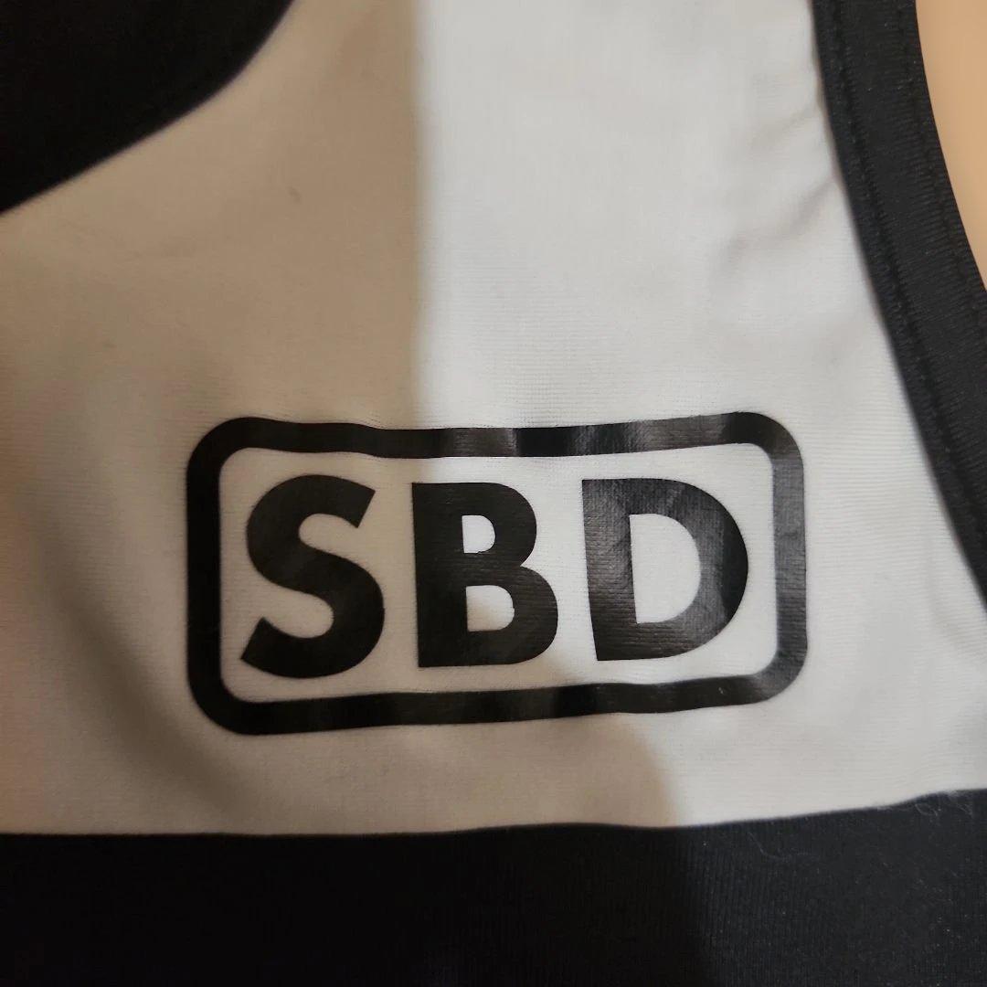 SBD シングレット ホワイト&ブラック 限定品 Lサイズ