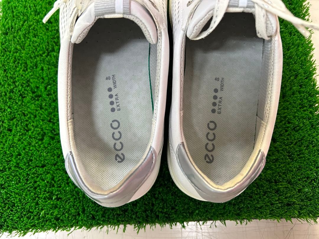 ゴルフシューズECCO CASUAL HYBRIDホワイトレディース25㎝