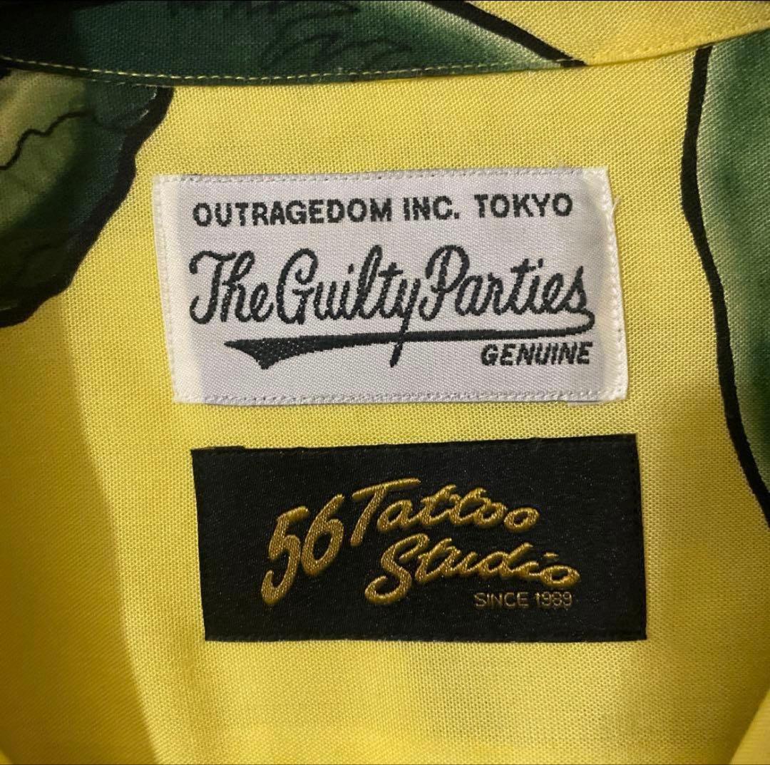 wackomaria 56tatoo アロハシャツ　イエロー