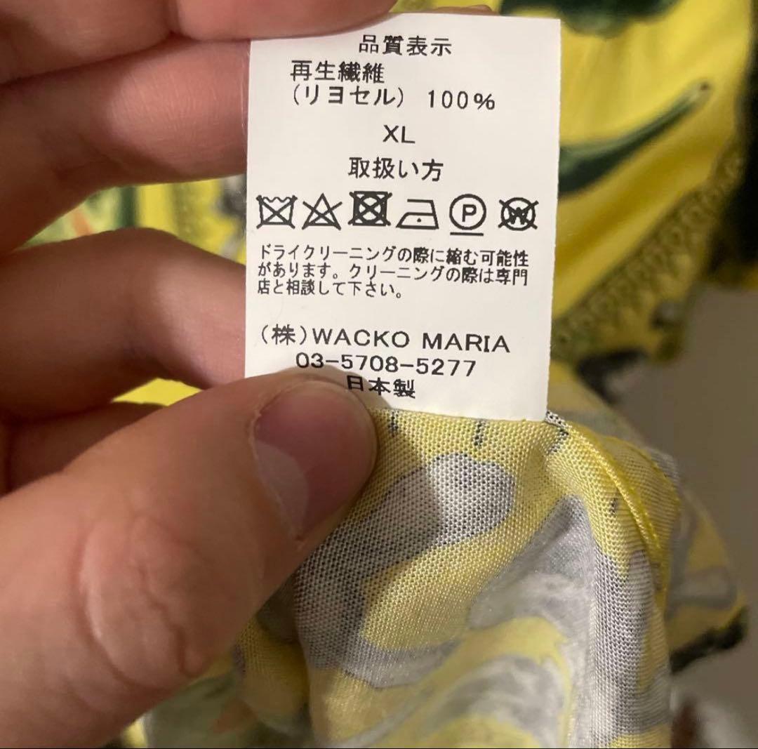 wackomaria 56tatoo アロハシャツ　イエロー