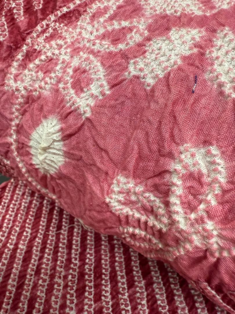 浴衣　反物　総絞り　綿