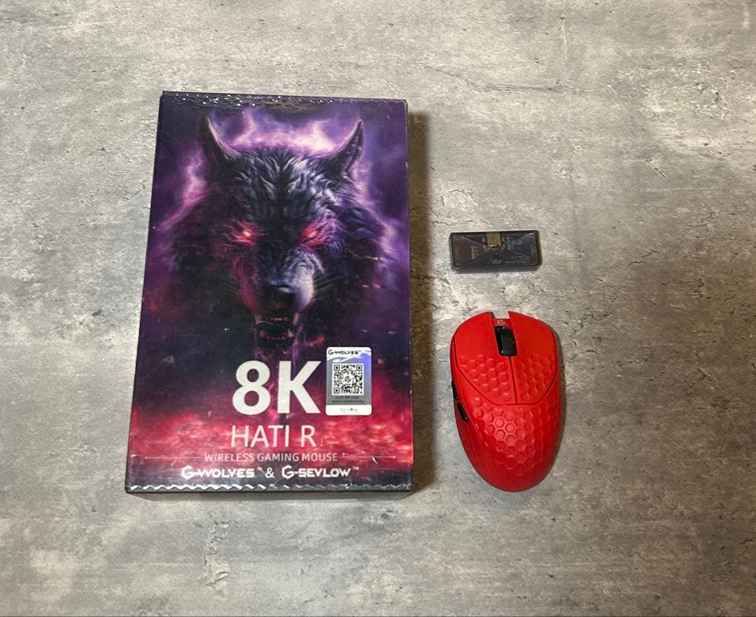 【ほぼ未使用】G-Wolves Hati R 8K ゲーミングマウス