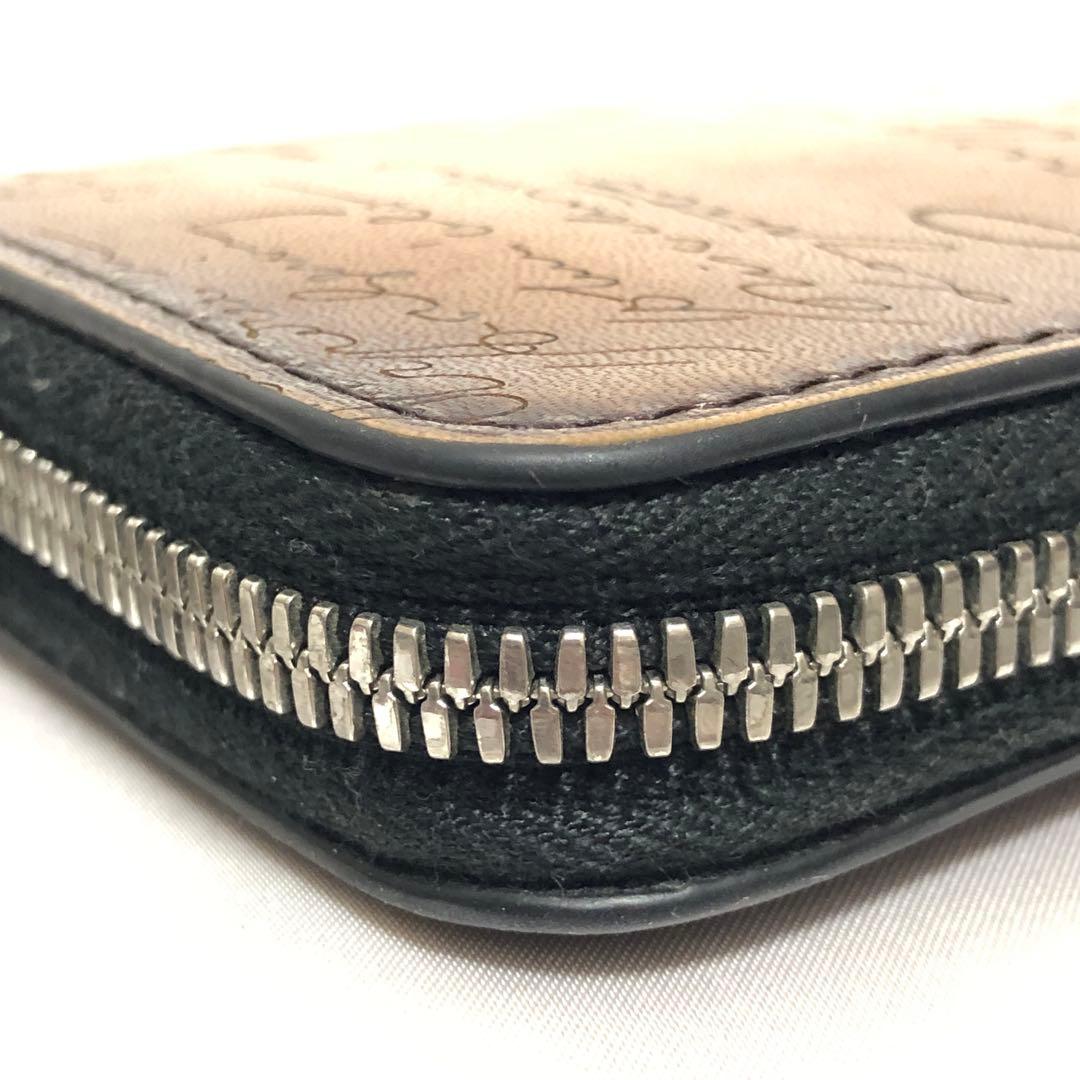 現行モデル　極美品　ベルルッティ　ワパ　ケース　カリグラフィ　ブラウン