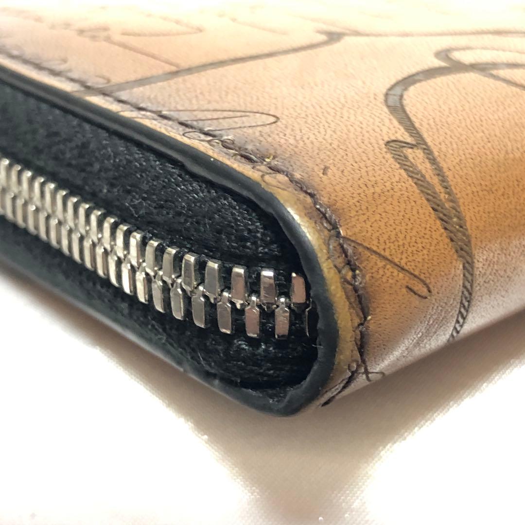 現行モデル　極美品　ベルルッティ　ワパ　ケース　カリグラフィ　ブラウン