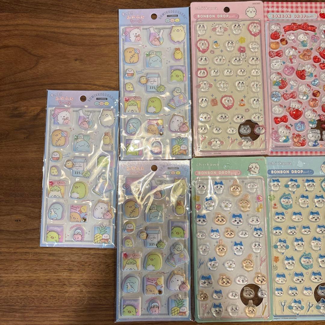 【11枚セット！】ボンボンドロップシール＋もっと！ふにふにシール　まとめ売り