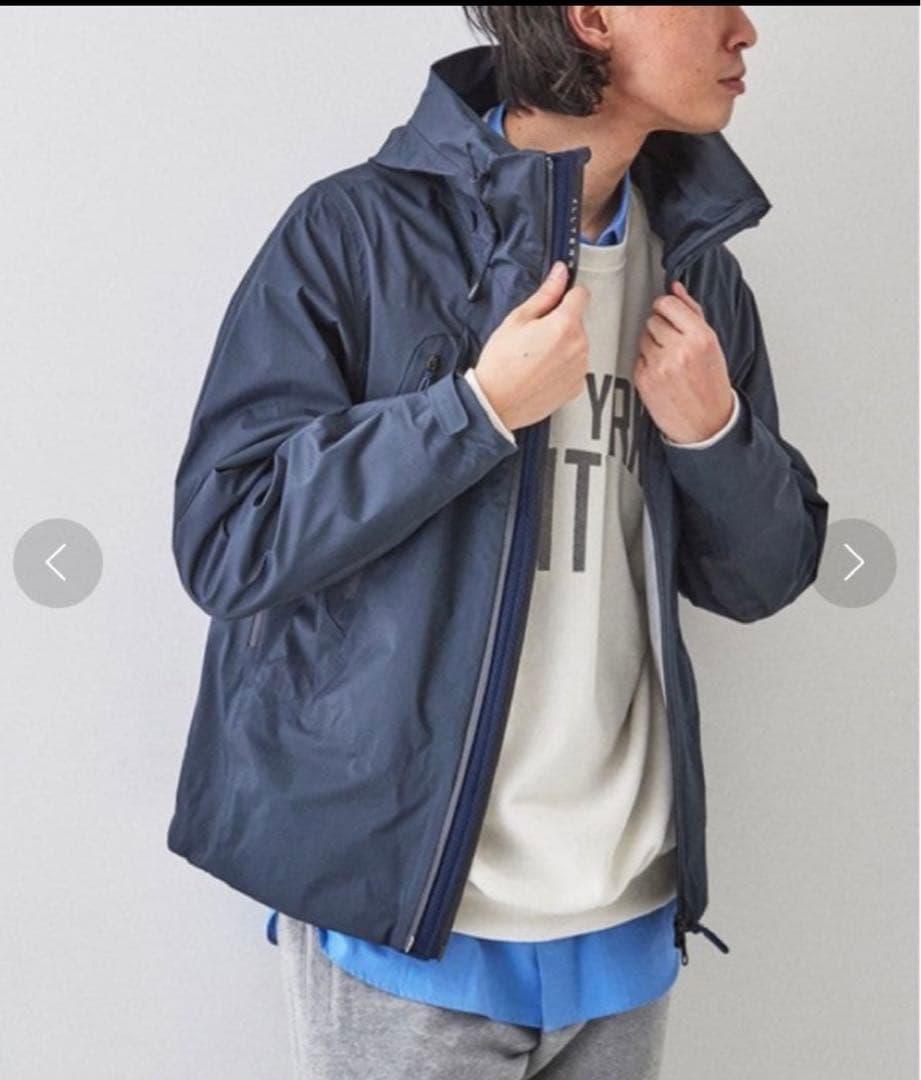 デサント×エディフィス　オルテライン　クレアス　マウンテンパーカー　ネイビーM