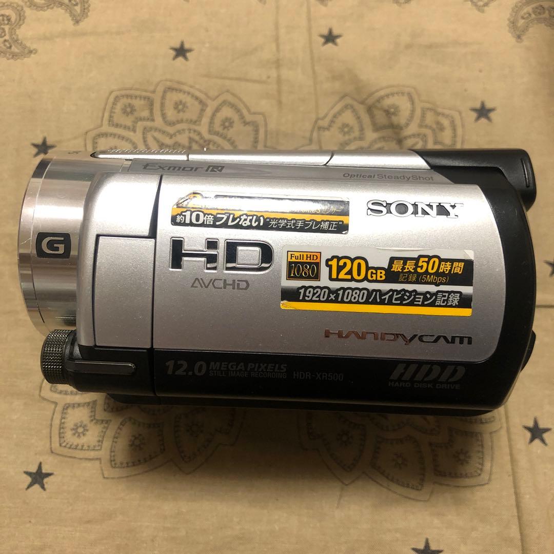 美品 SONY HDR-XR500V GPS ナイトショット機能 ビデオカメラ