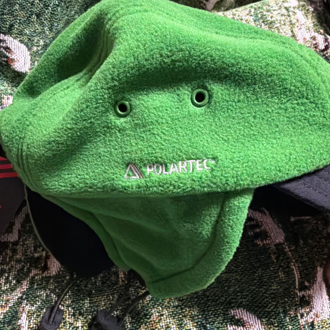 帽子 Supreme Polartec Earflap Camp Cap green