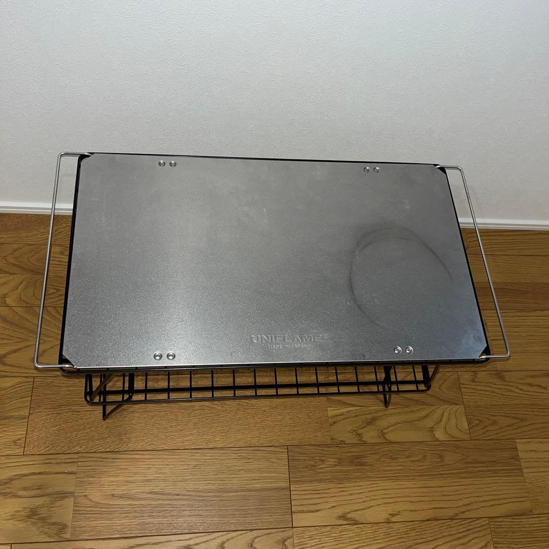 ユニフレーム　フィールドラック2枚　ステンレス天板１　収納袋　セット