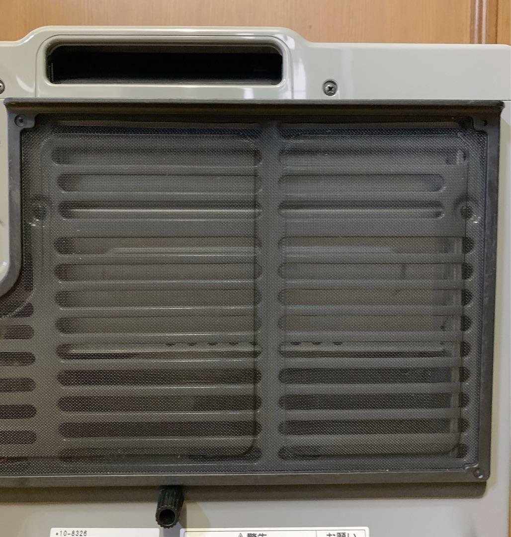 【美品】リンナイ　ガスファンヒーター　都市ガス　RC-F3502E-1 ホース付