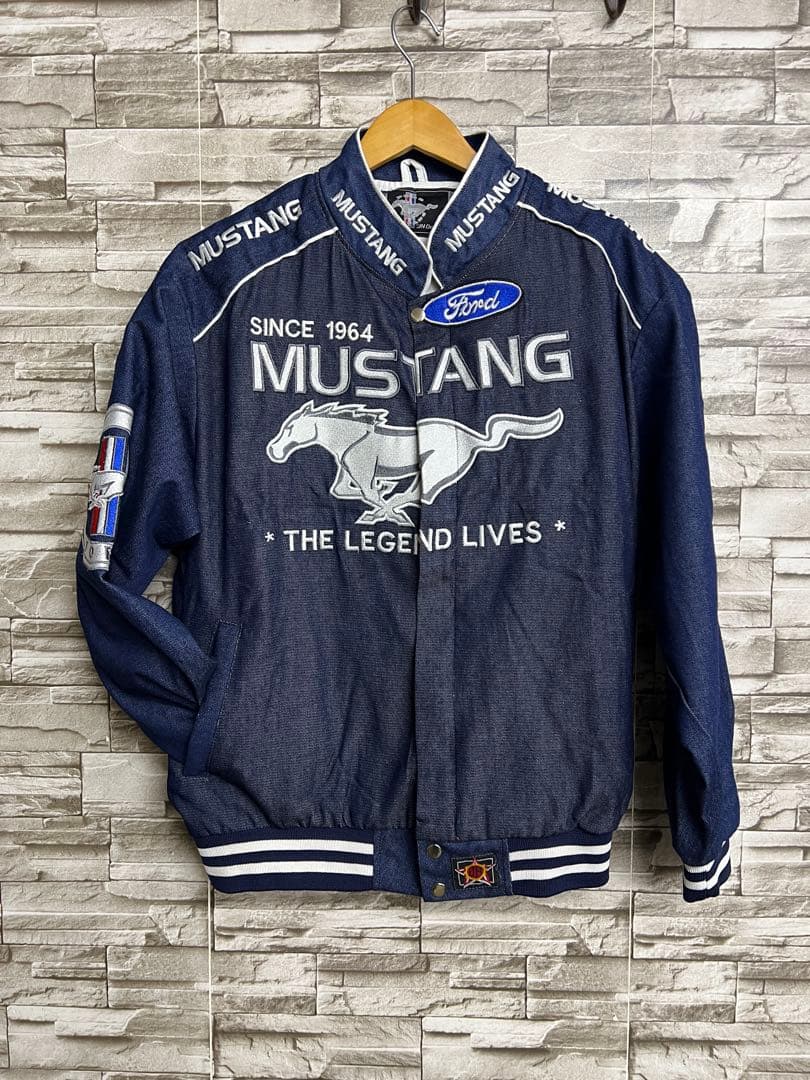 な*き様 JH Design デニムジャケット L マスタング レーシングジャケ