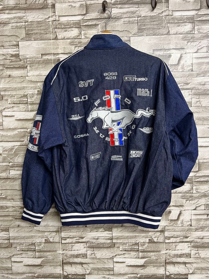 な*き様 JH Design デニムジャケット L マスタング レーシングジャケ