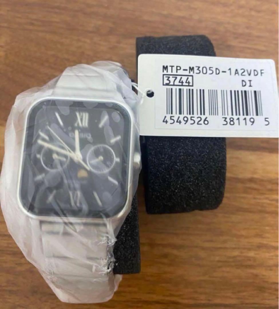 新品箱付き　ムーンフェイズ CASIO MTP-M305D-1A