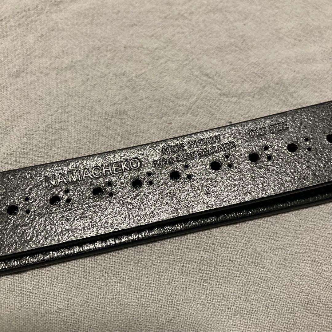 小物 namacheko brogue belt