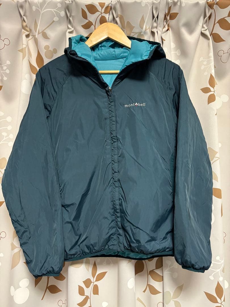 モンベル サーマランド パーカー 中綿 リバーシブル S レディース