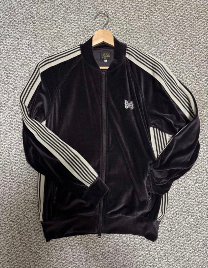 Needles ベロアトラックジャケット S