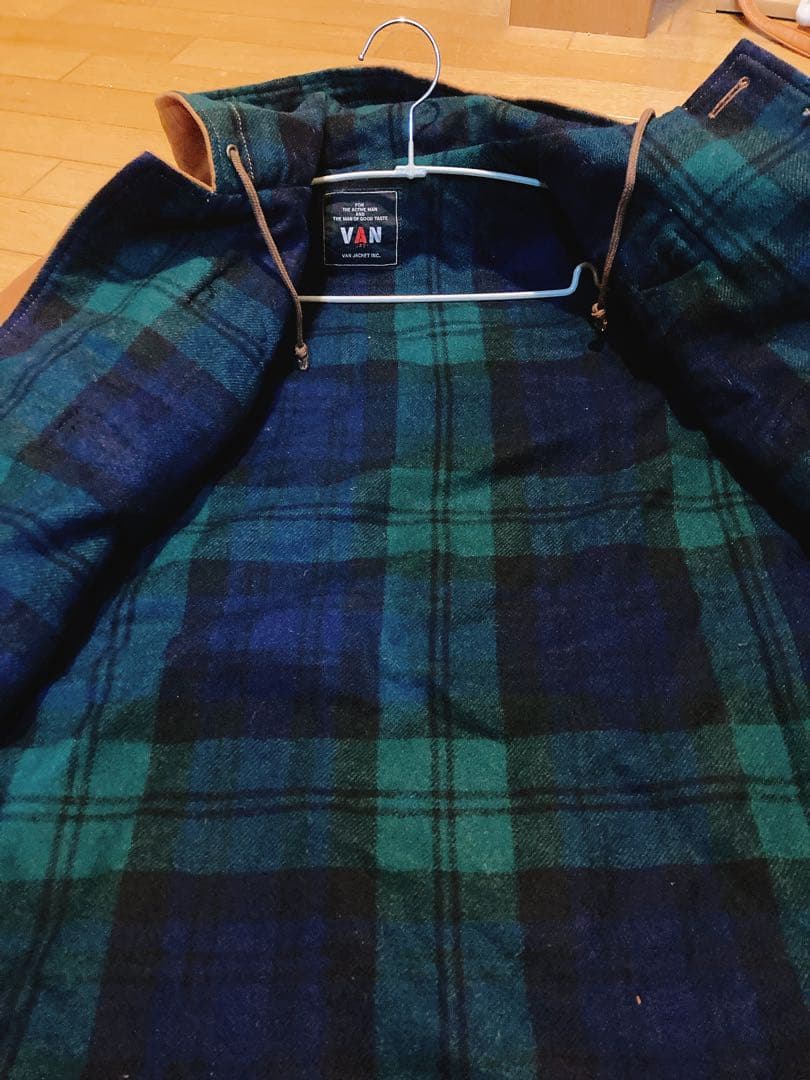 ヴァンジャケットコートメンズアウターVANバンスーツの上に着れる