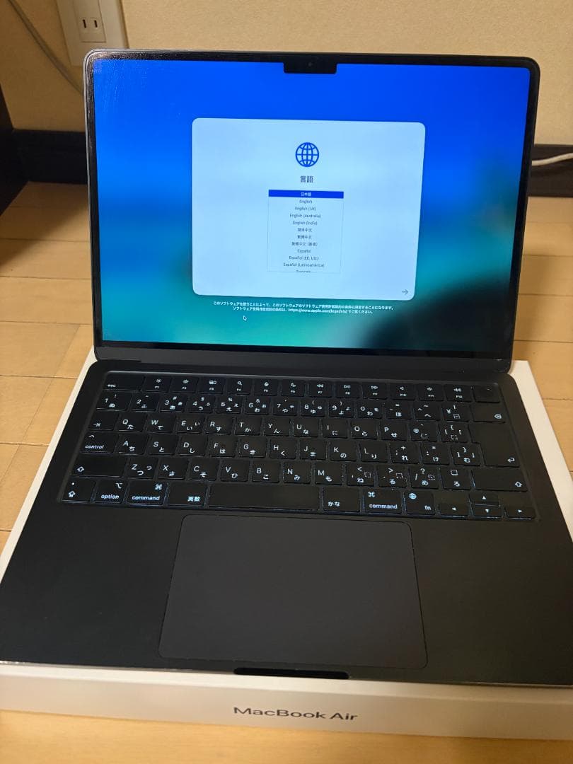 Apple M2 13.6 512GB MacBook Air ミッドナイト