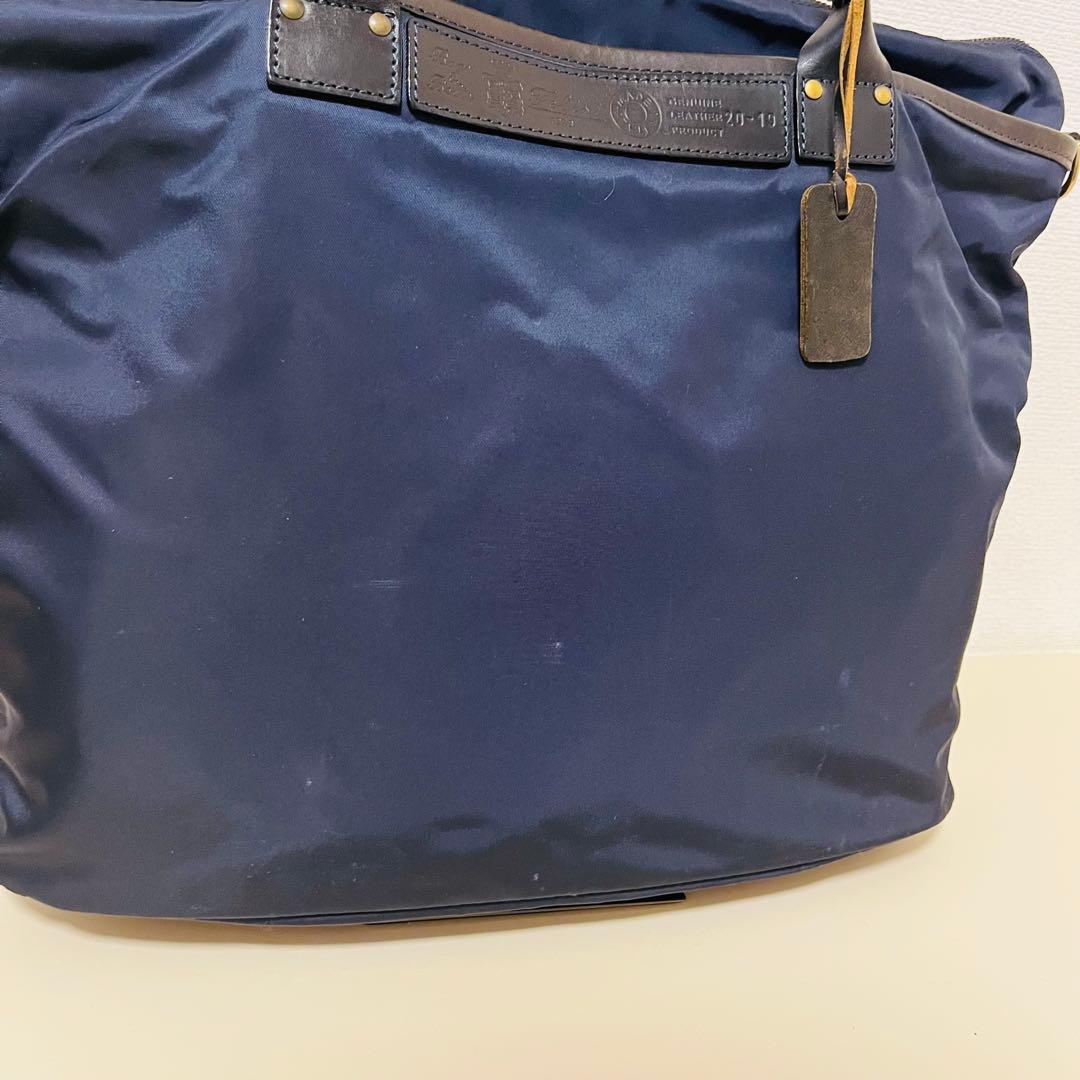 【美品】フェリージ Felisi トートバッグ　20-19 ネイビー