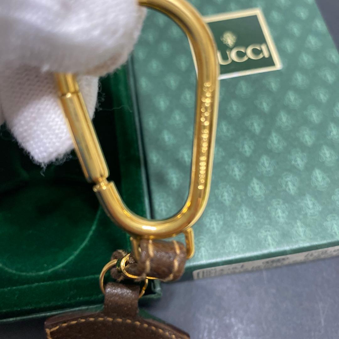 極美品　グッチ　GUCCI　キーホルダー　オールドグッチ 箱付き