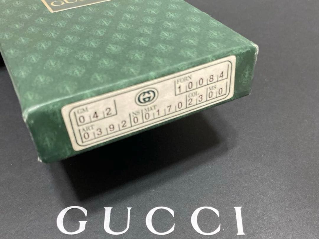 極美品　グッチ　GUCCI　キーホルダー　オールドグッチ 箱付き