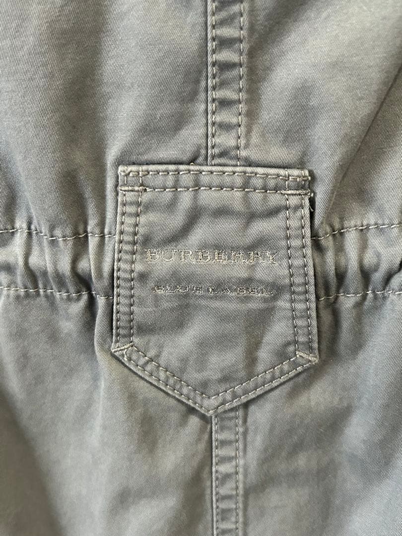 ジェン　BURBERRY BLUE LABELグレー モッズコート